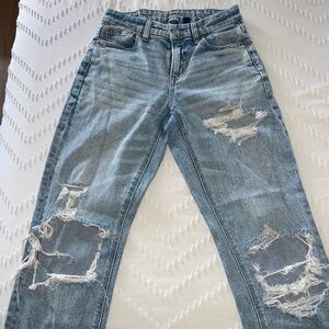 American Eagle Outfitters Light Blue Stretch Jeans